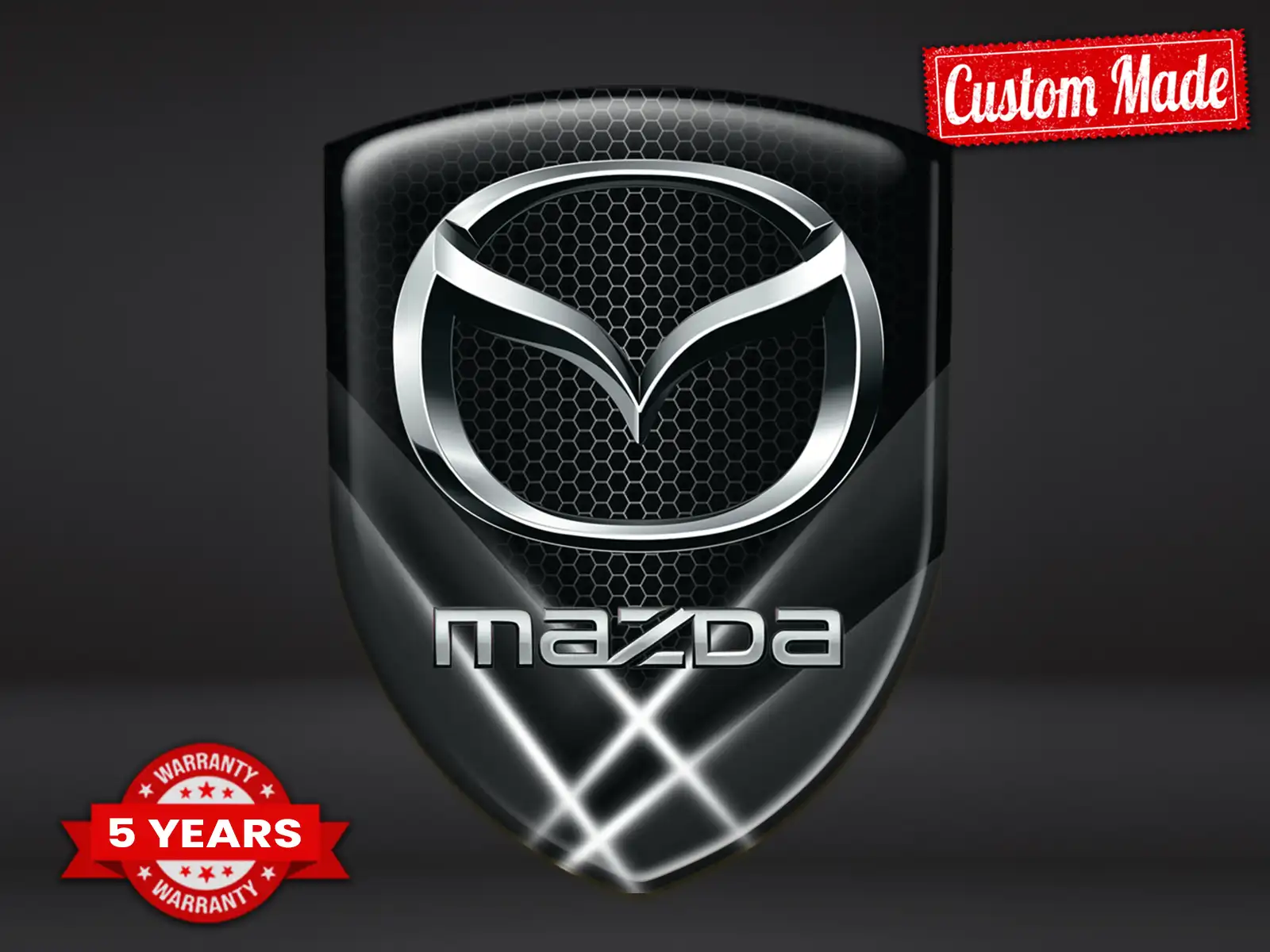 Mazda Car Banner Sticker Max Durable Modern Pro Style